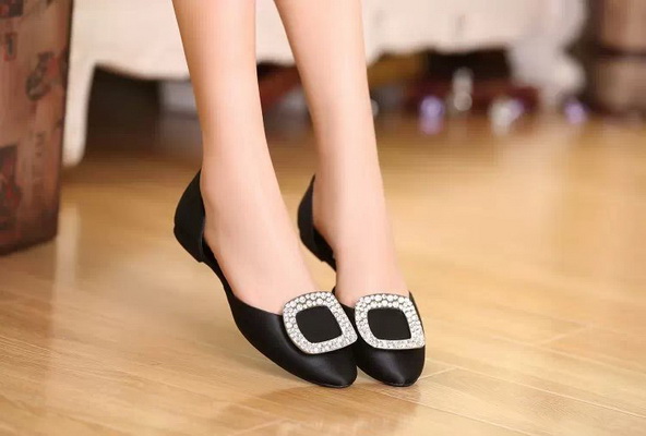 RV Shallow mouth flat shoes Women--016